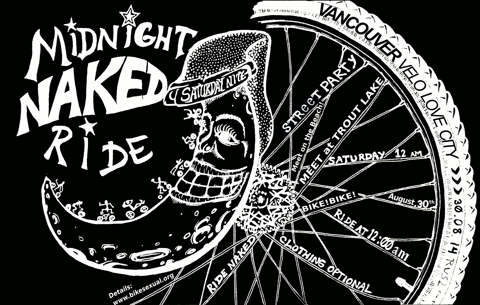 midnight naked ride
                      2014